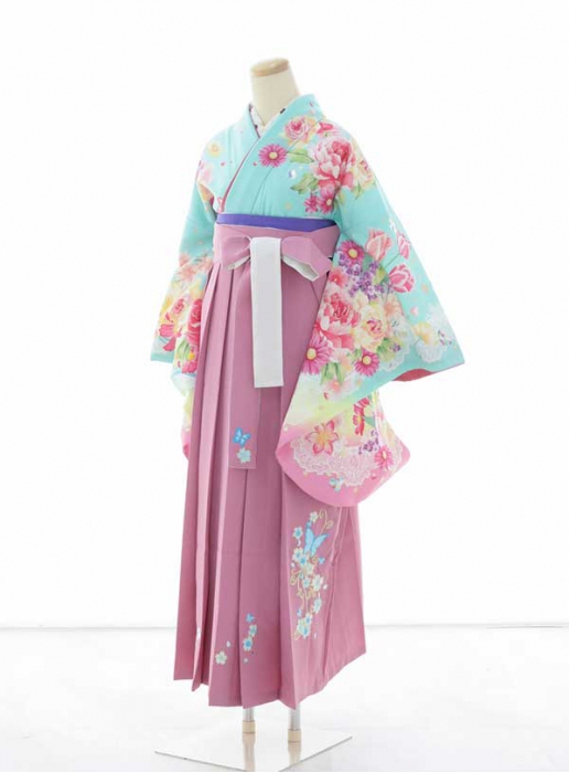 緑×ピンク　