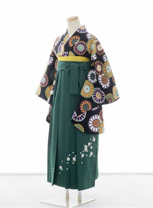 黒×緑　