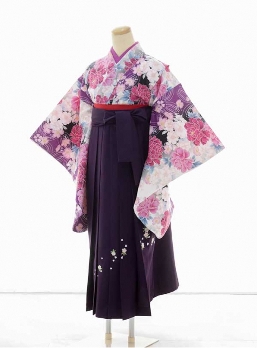 紫×白　