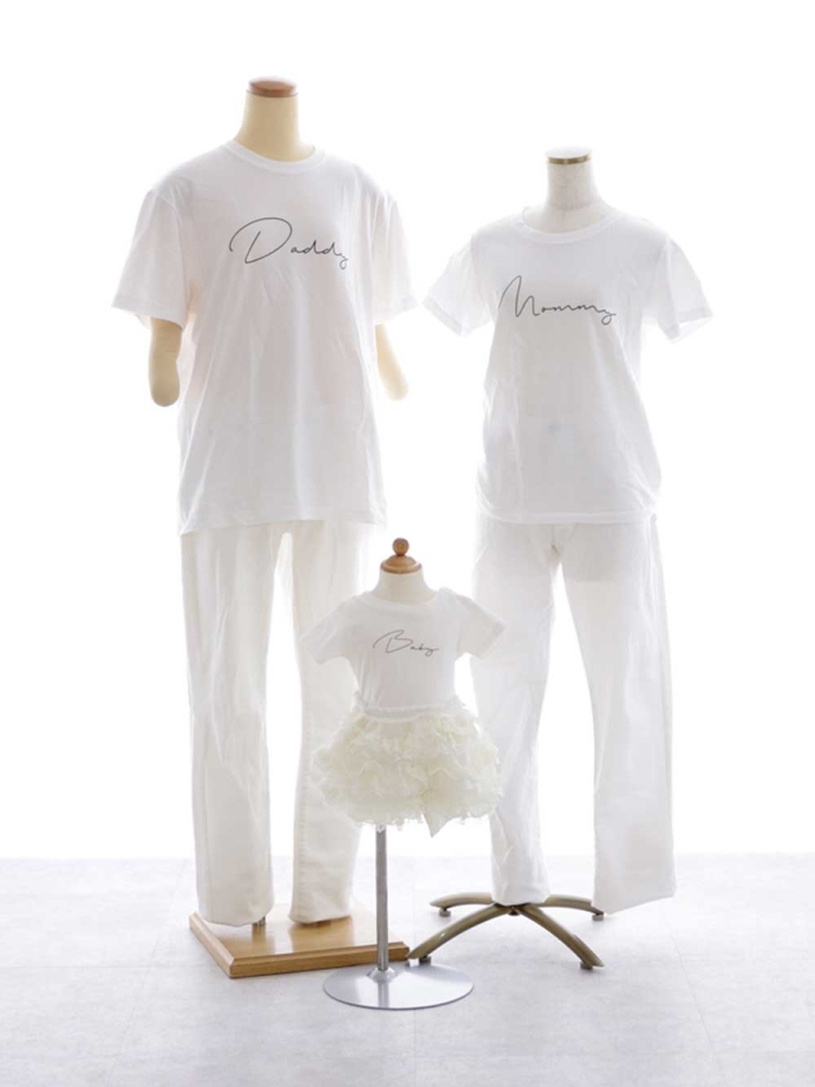 Daddy×Mommy×Baby Tシャツコーデ