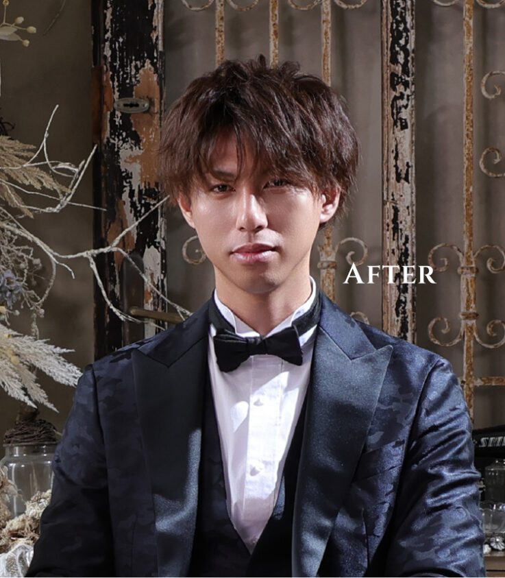 もちろん男性も!!プレミアムレタッチ アフター画像